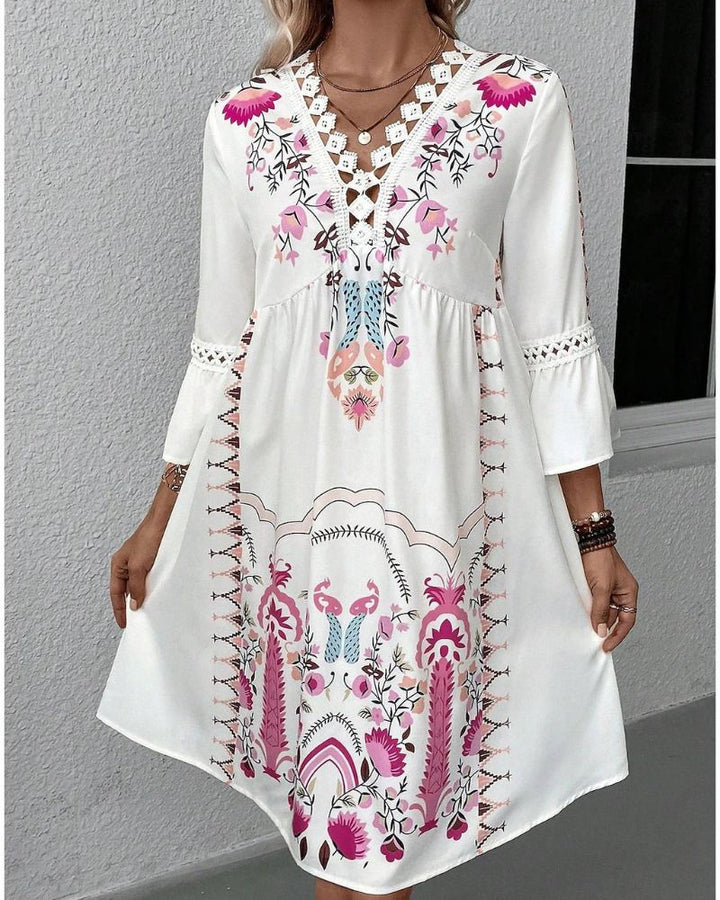 LASIE - FLORAL BOHO DRESS