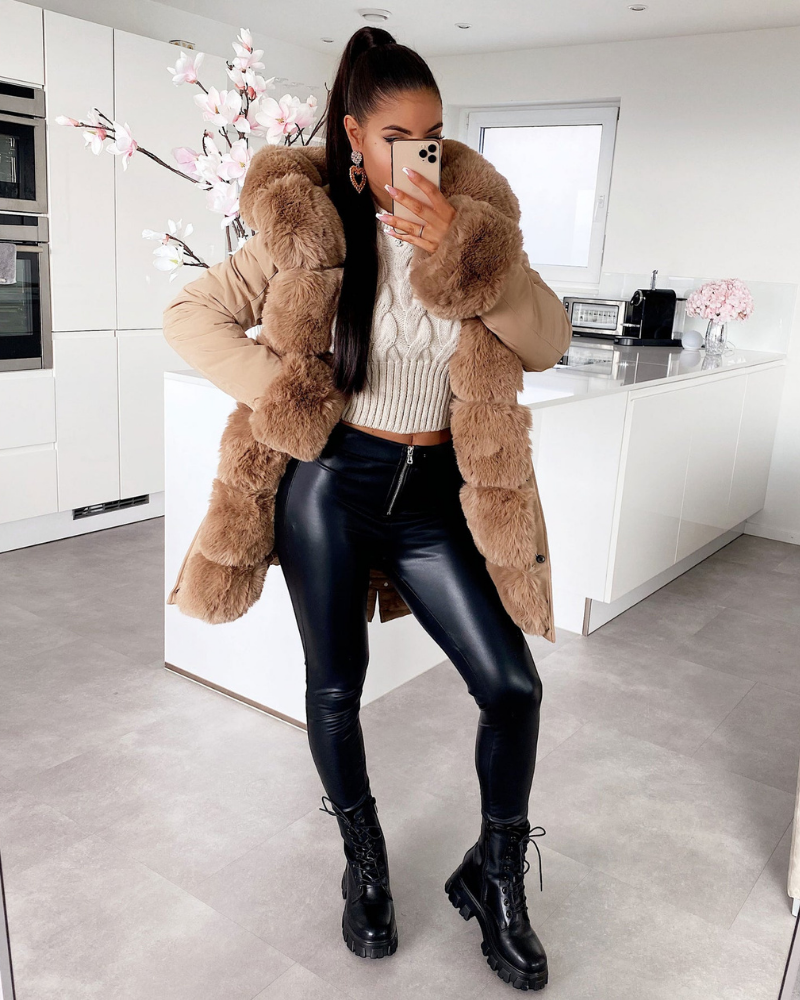 LEROINA  - FUR GLAMOR JACKET