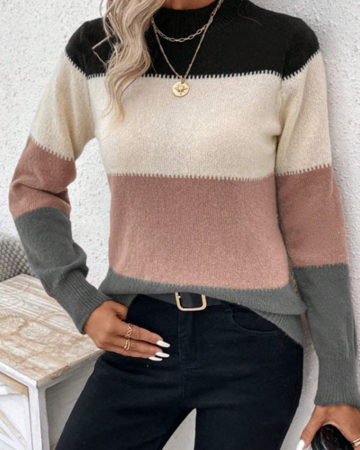 SUE - CONTRAST SWEATER