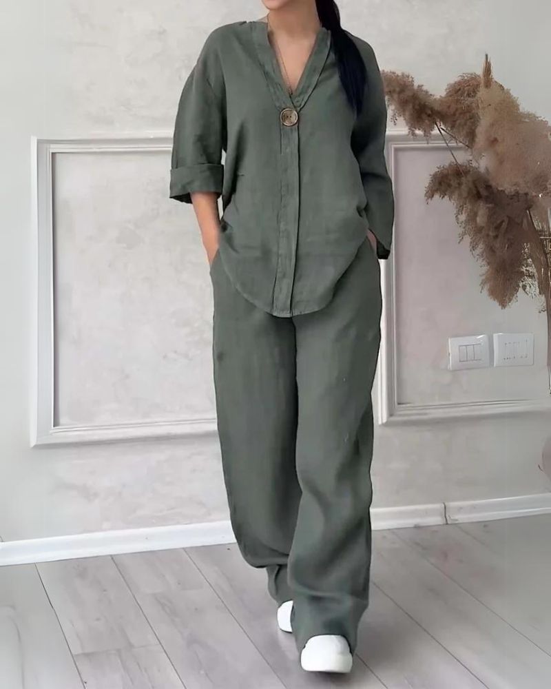 DELIE - STYLISH LINEN SET