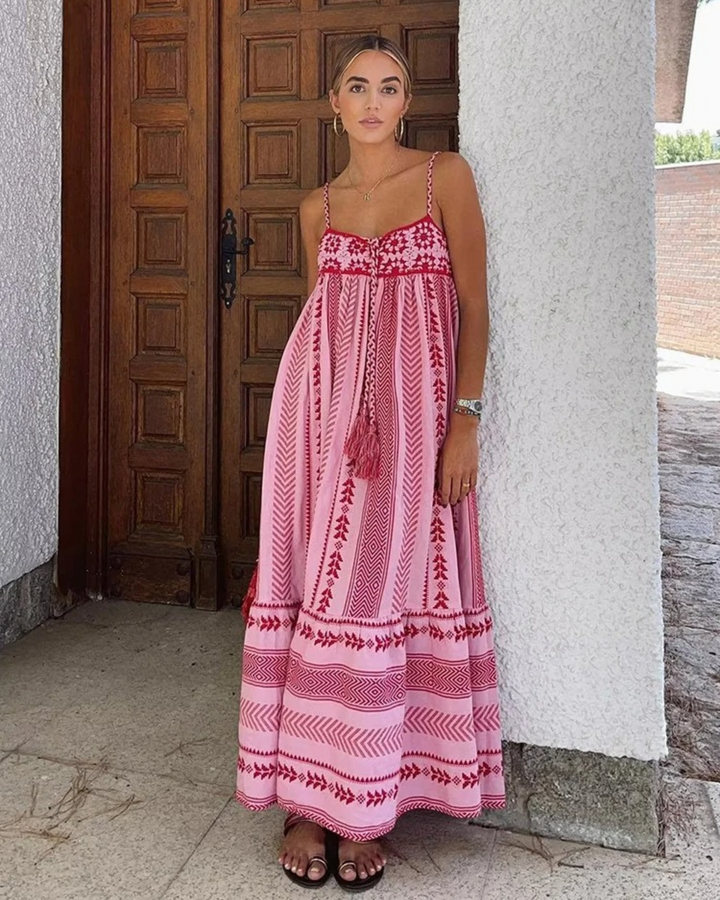 DALENA - Ethnic Style Maxi Dress