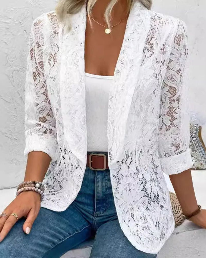 IVIE - Elegant Lace Blazer