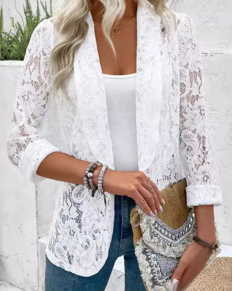 IVIE - Elegant Lace Blazer