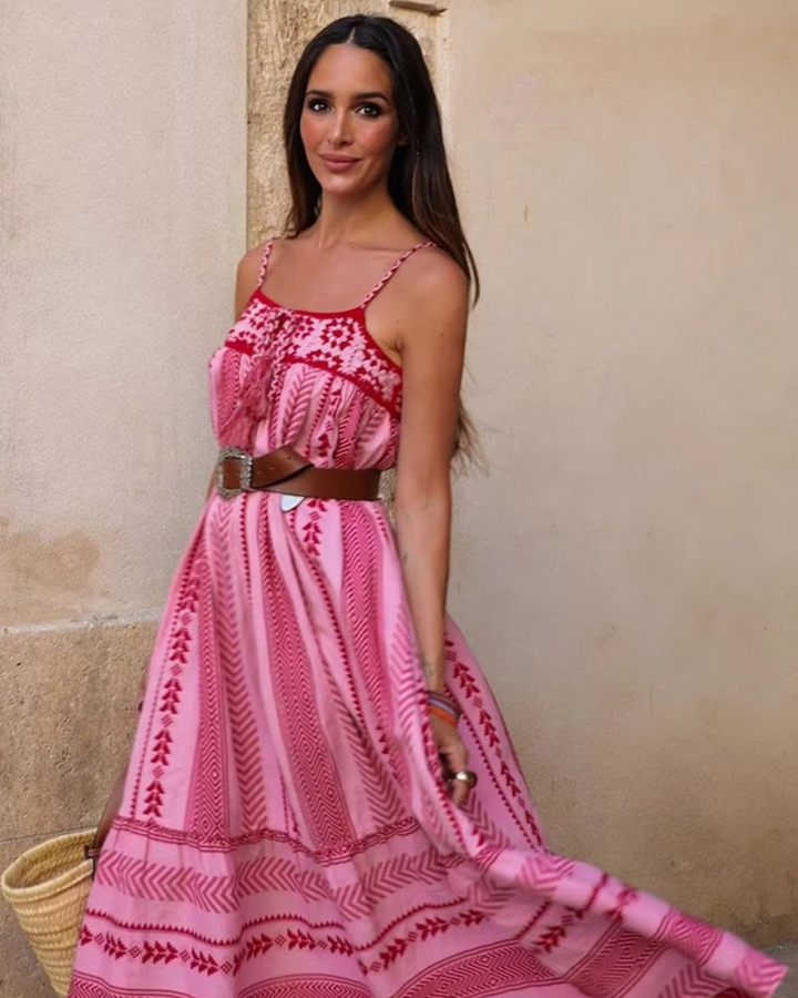 DALENA - Ethnic Style Maxi Dress