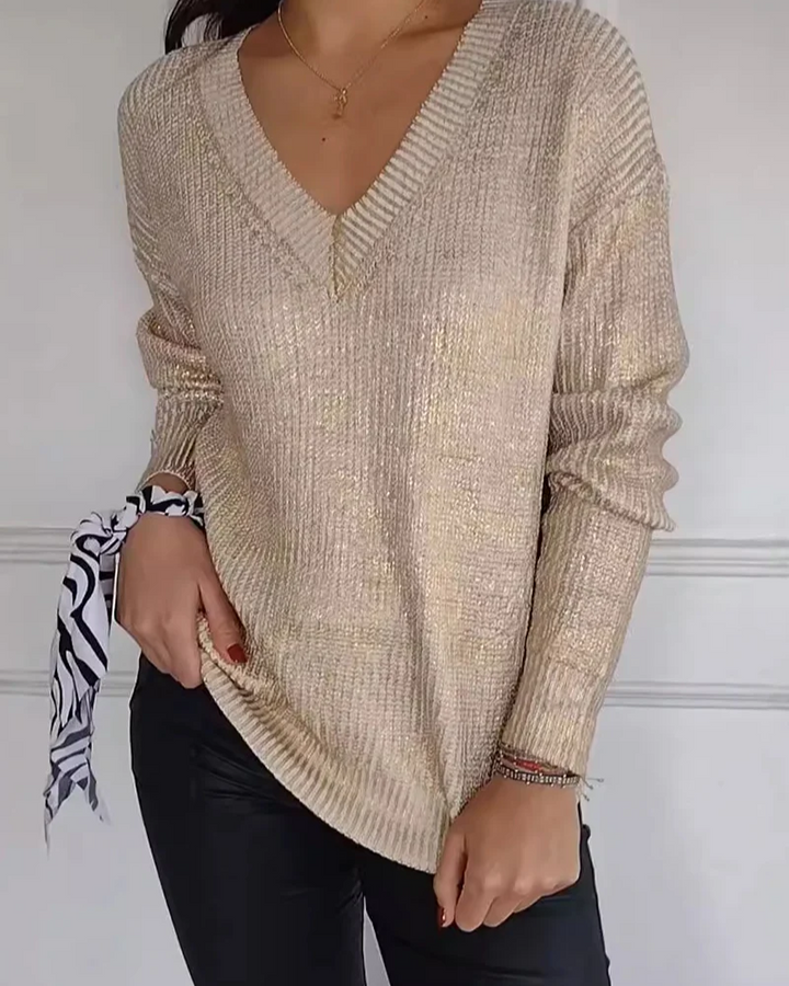 MERION - CASUAL V-NECK SWEATER