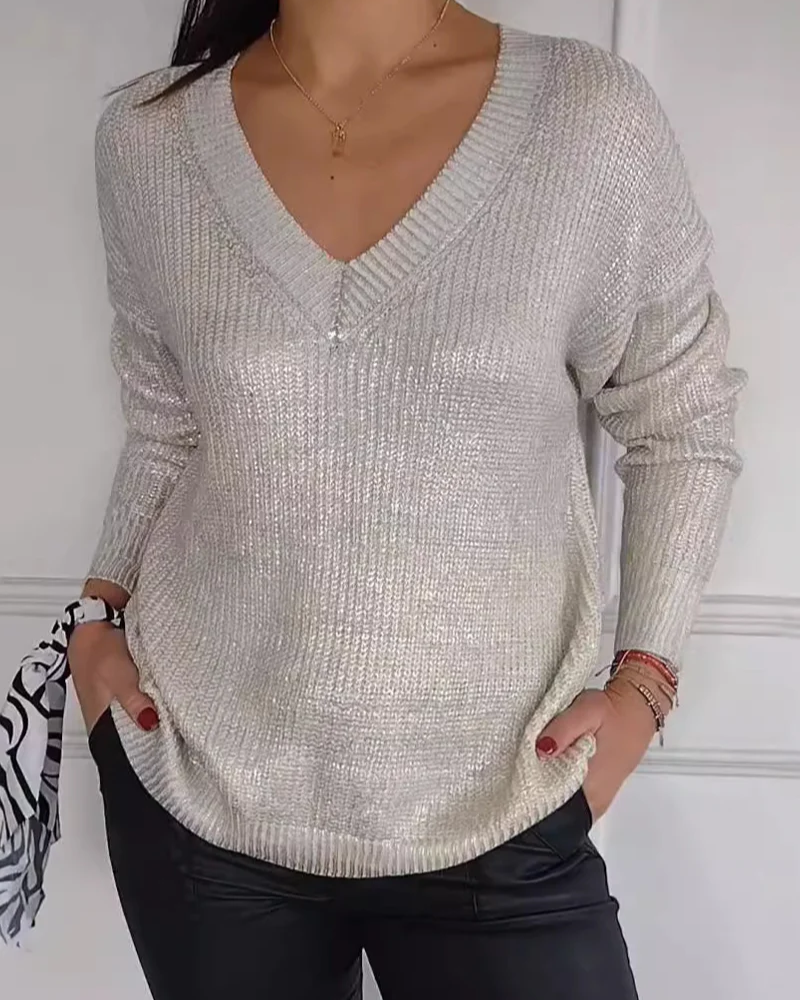 MERION - CASUAL V-NECK SWEATER