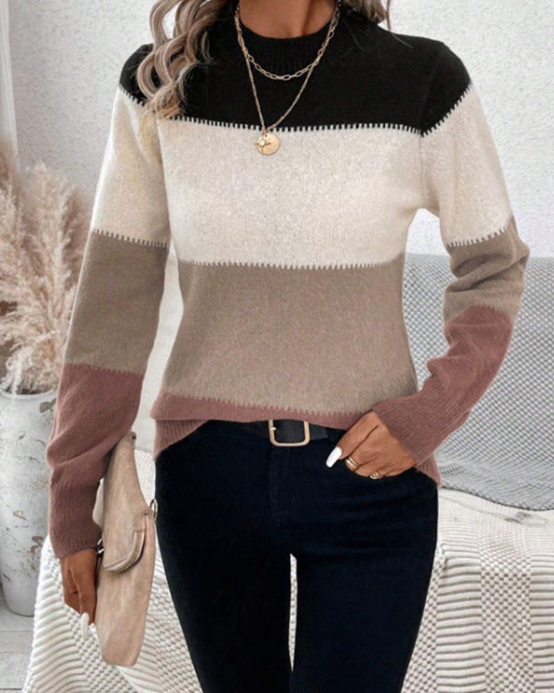 SUE - CONTRAST SWEATER