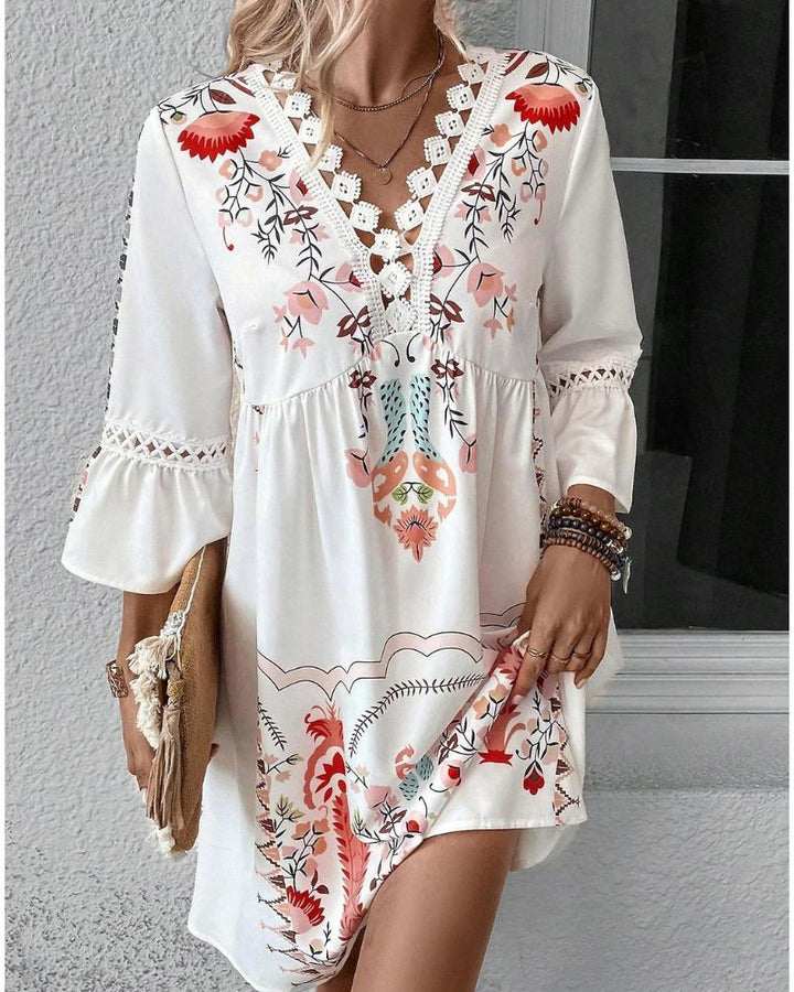 LASIE - FLORAL BOHO DRESS