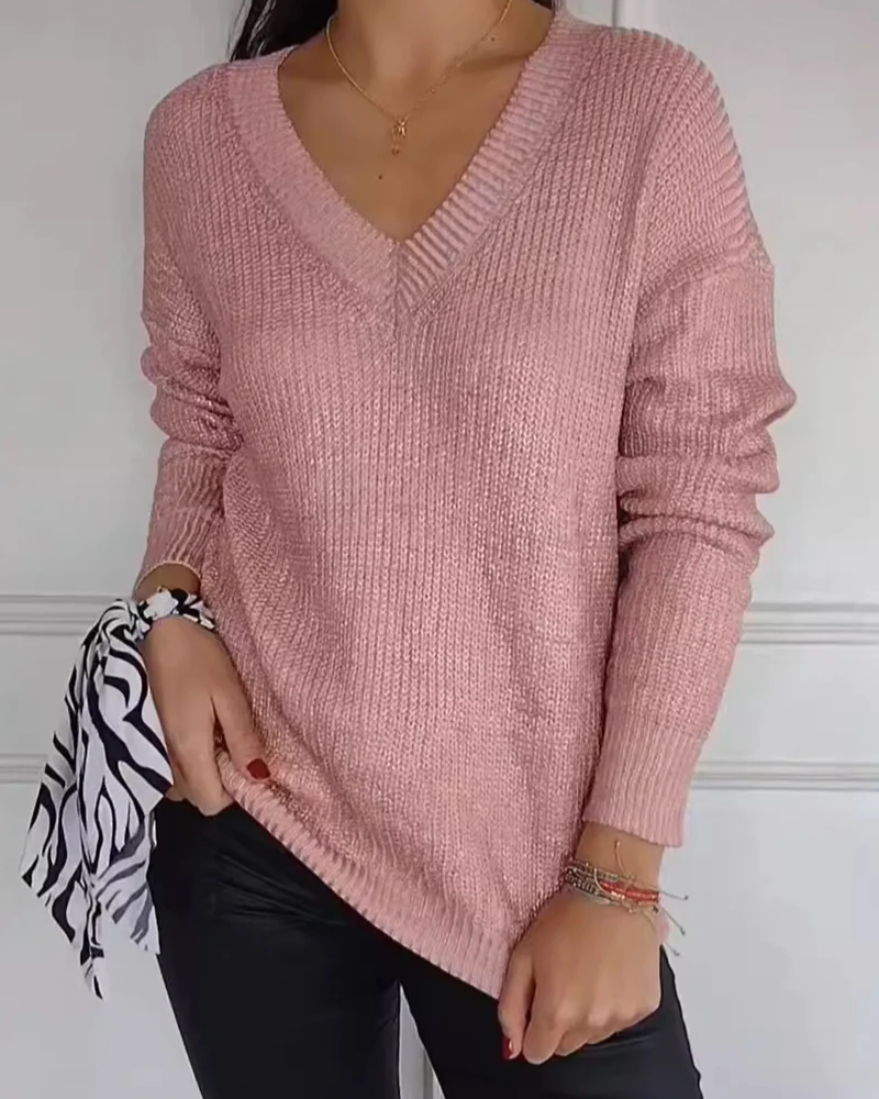 MERION - CASUAL V-NECK SWEATER