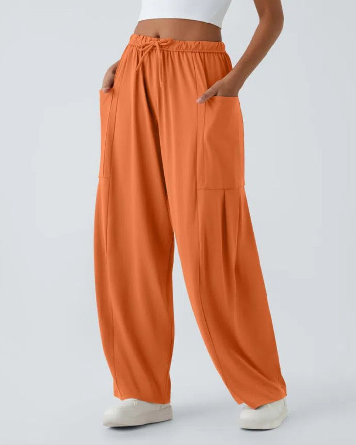 NEIRA - Palazzo Flowy Wide Leg Casual Pants