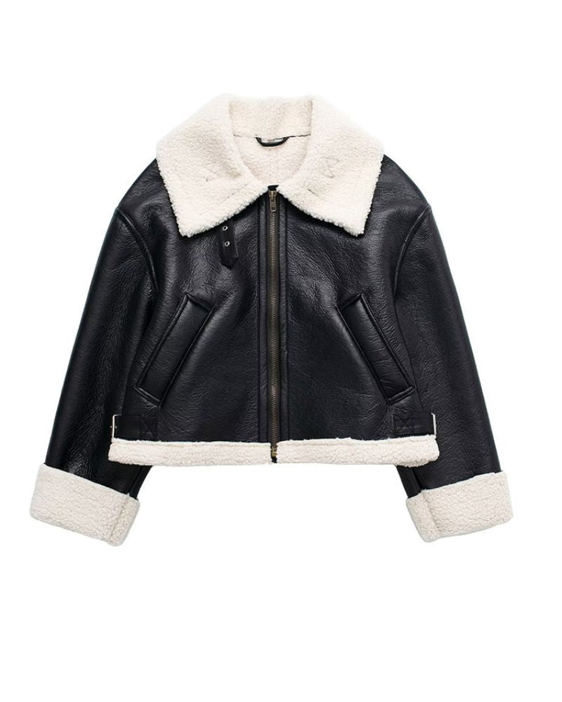 VALENA - Double-Sided Shearling Jacket