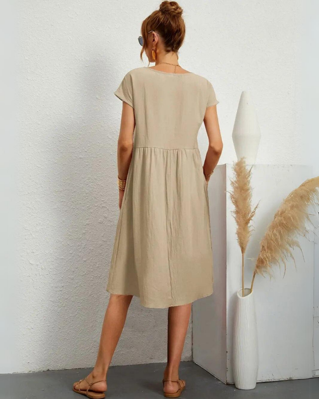 MILLA - O-NECK CASUAL SUMMER LOOSE FIT DRESS