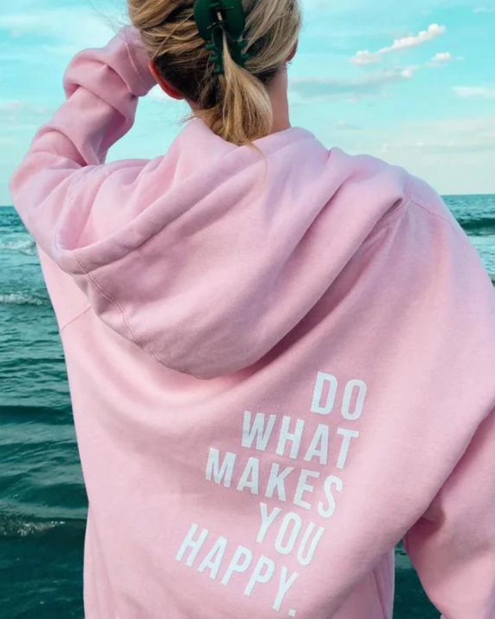 Bari - Hoodie "Do what makes you happy"