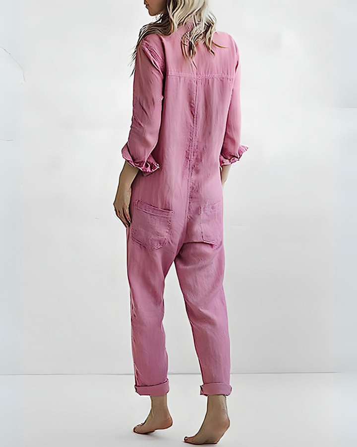 JOYA - COMFY LONG-SLEEVED JUMPSUIT