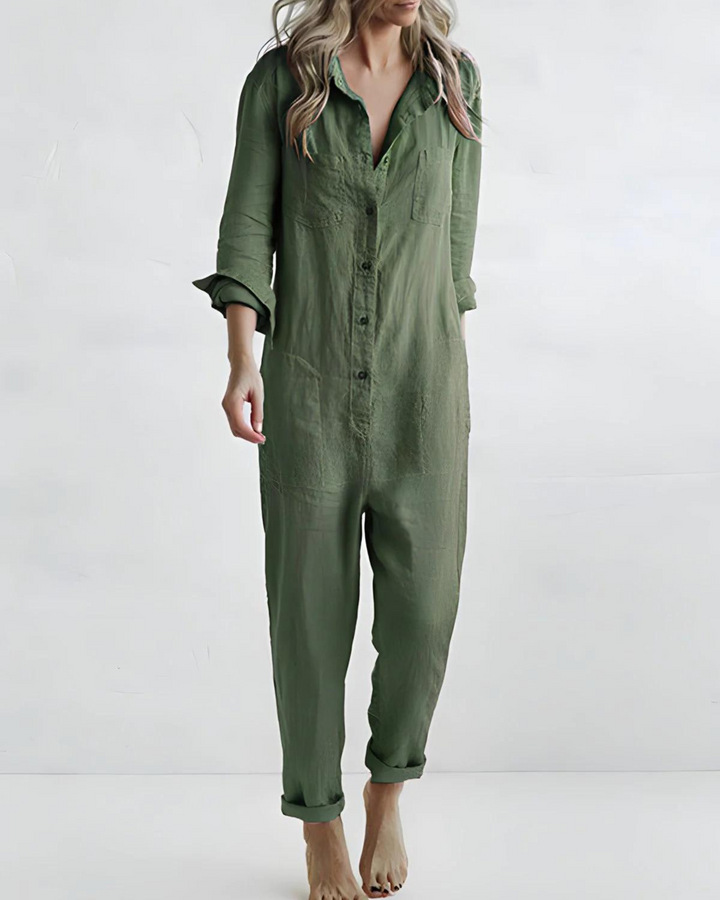 JOYA - COMFY LONG-SLEEVED JUMPSUIT