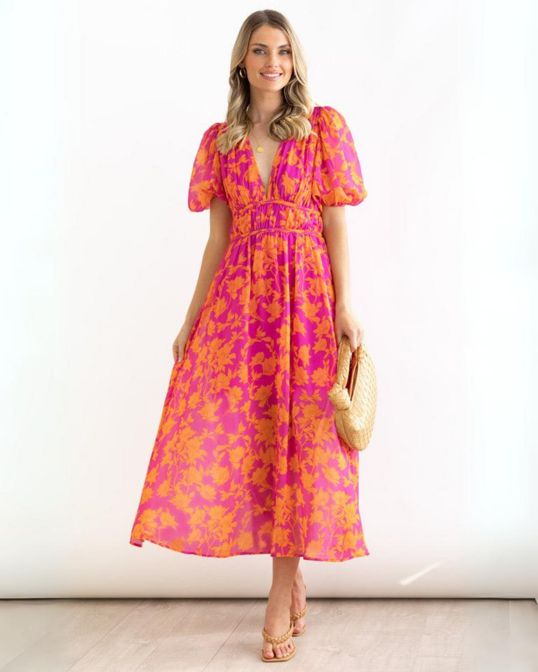 Ona - Colorful Midi Dress