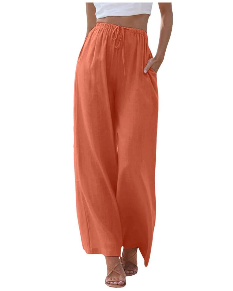 SARALI - COMFY LINEN AND COTTON PANTS