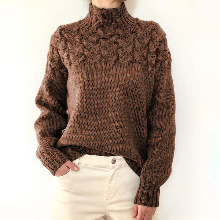 JUDIL - KNITTED TURTLENECK SWEATER