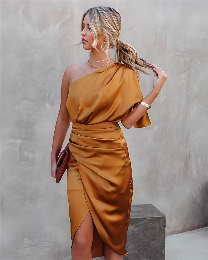 Allegra - Elegant Silk Party Dress