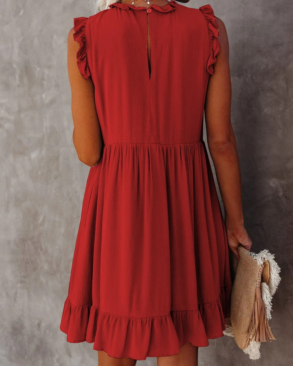 Iliana - Ruffled Waist Dress